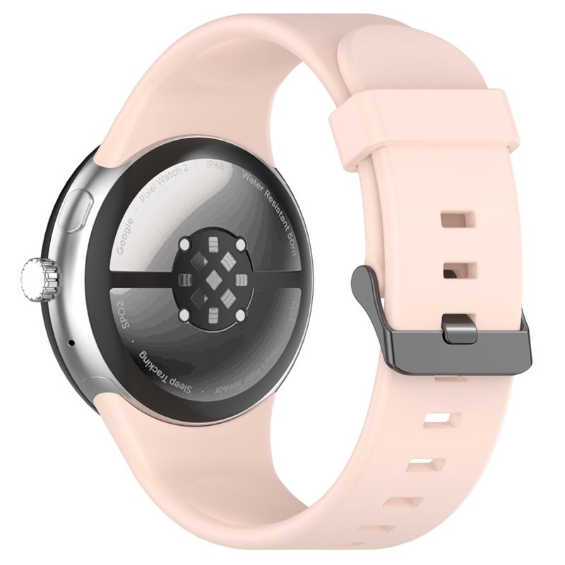 Google Pixel Watch 3 45mm Siliconen bandje Roze - Sportieve armband in stijlvol design - Waterdicht - Zweetbestendig
