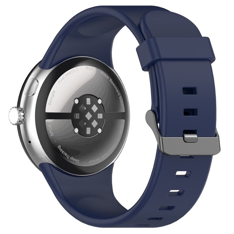 Google Pixel Watch 3 45mm Siliconen bandje Blauw - Sportieve armband in stijlvol design - Waterdicht - Zweetbestendig