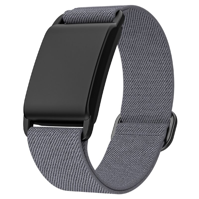 Whoop 4.0 Elastisch Nylon bandje, Donker grijs - Armband van comfortabel en ventilerend nylon