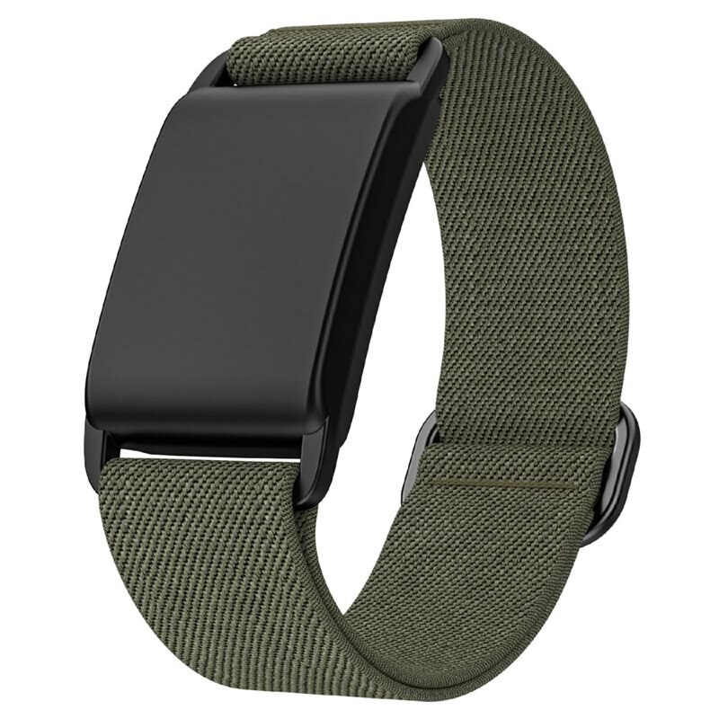 Whoop 4.0 Elastisch Nylon bandje, Donkergroen - Armband van comfortabel en ventilerend nylon