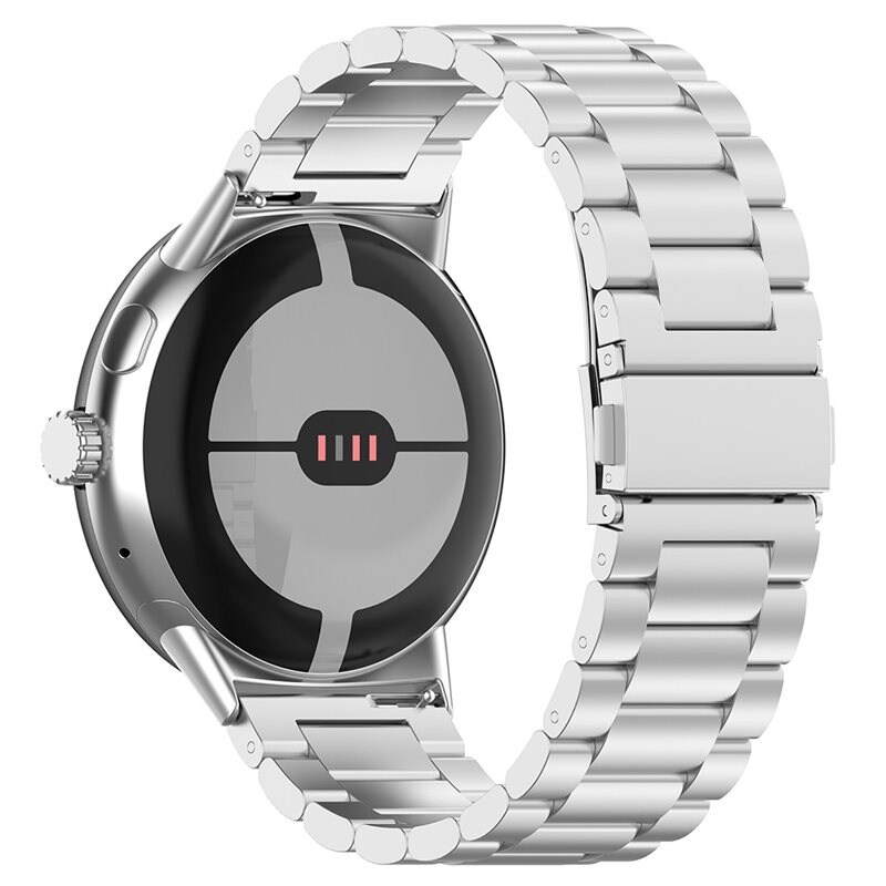 Google Pixel Watch 3 45mm Titanium Armband Zilver