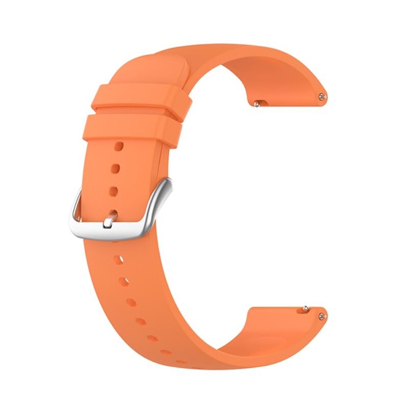Universal 22mm Siliconen bandje oranje - Sportieve armband in stijlvol design - Waterdicht - Zweetbestendig