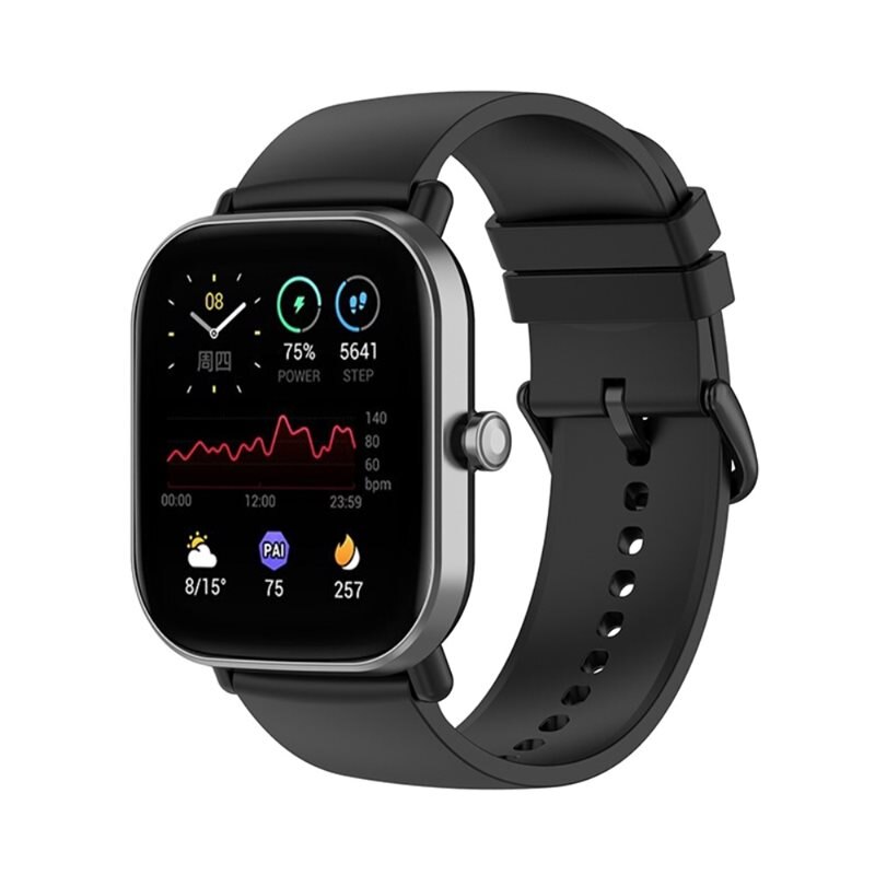 Garmin Venu Sq/Sq 2 Siliconen bandje Zwart - Sportieve armband in stijlvol design - Waterdicht - Zweetbestendig