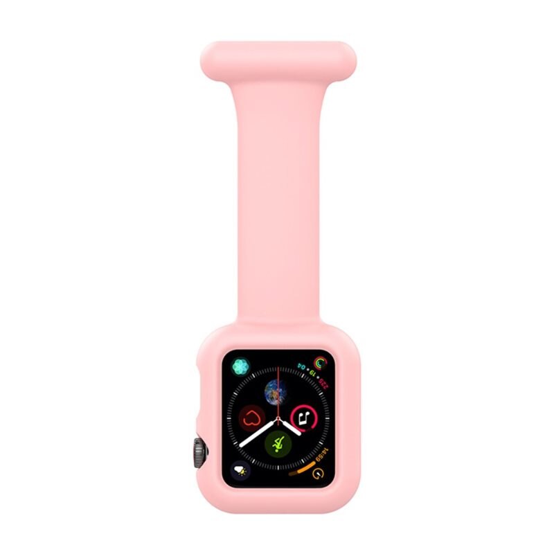Apple Watch 40mm Verpleegkundige hoesje roze - Alternatief voor armband - In de zorg, zusterklokje