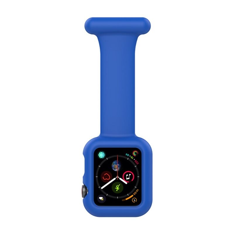 Apple Watch SE 44mm Bandje Verpleegstershorloge blauw - Alternatief voor armband - In de zorg, zusterklokje