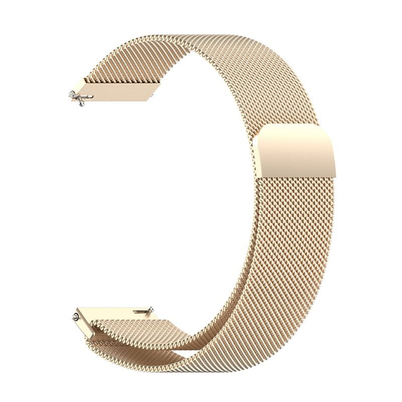 Samsung Galaxy Watch 7 40mm Milanese bandje Champagne goud - Elegante armband in luxueus design - Perfecte pasvorm