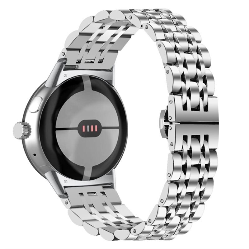 Google Pixel Watch Business Metalen Armband zilver - Klassieke, professionele armband - Luxe armband voor heren en dames
