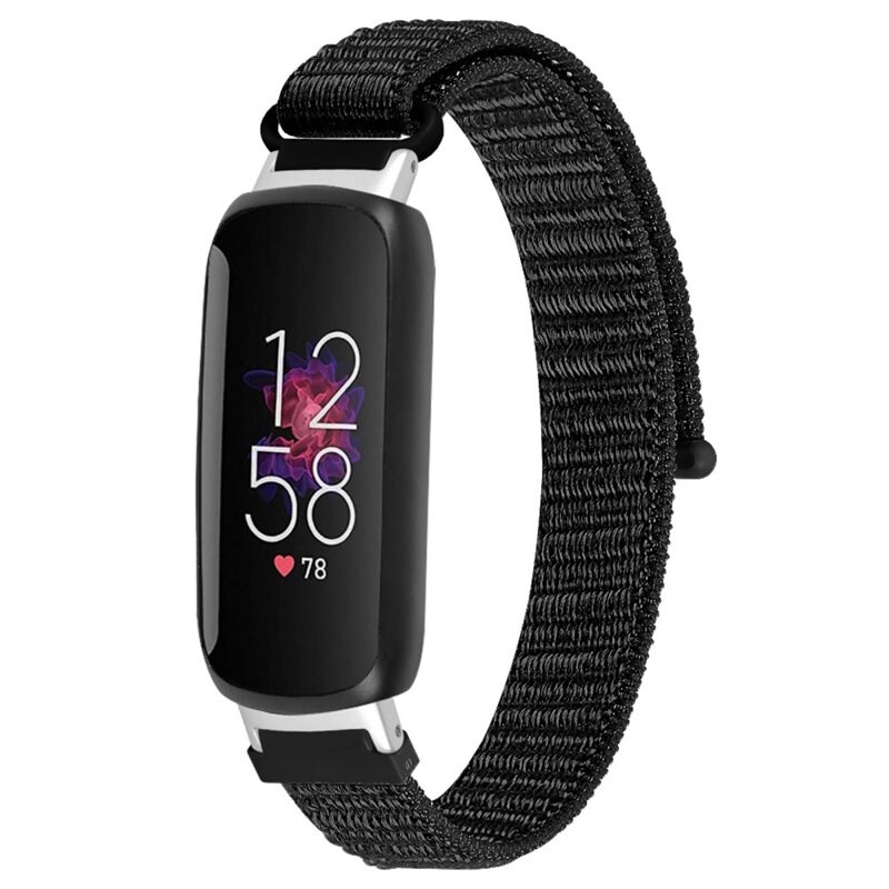 Fitbit Inspire 3 Nylon bandje Zwart - Bandje van luchtig en ventilerend nylon