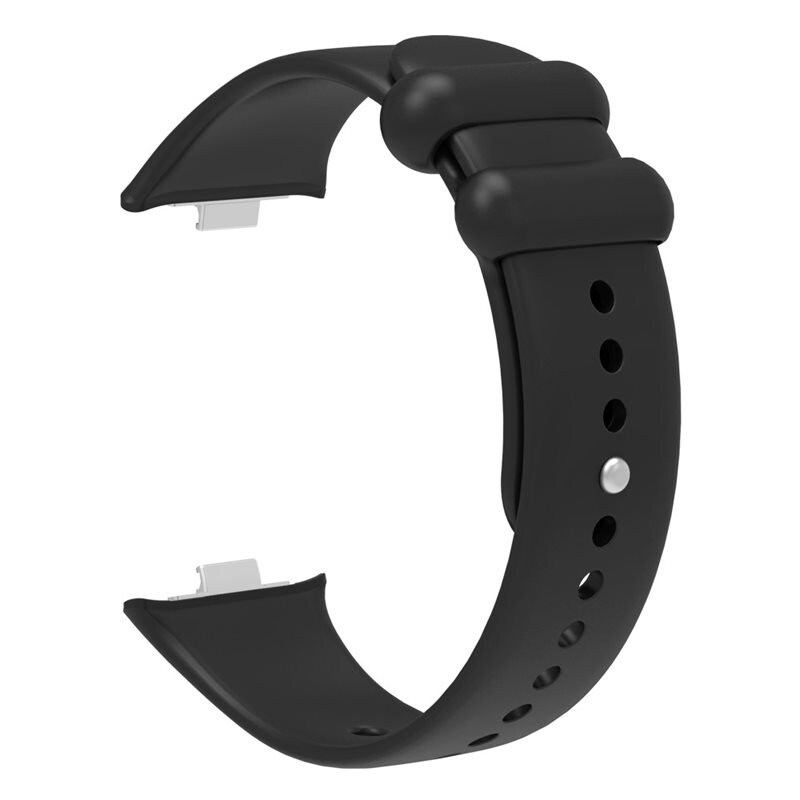 Xiaomi Smart Band 8 Pro Siliconen bandje Zwart - Sportieve armband in stijlvol design - Waterdicht - Zweetbestendig