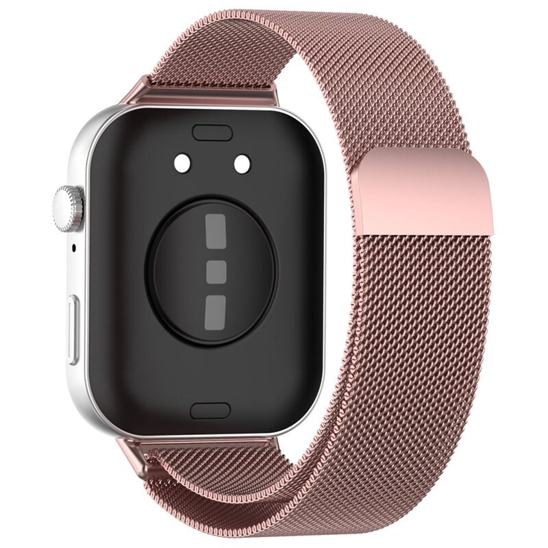 Huawei Watch Fit 3 Milanese bandje Roze goud - Elegante armband in luxueus design - Perfecte pasvorm