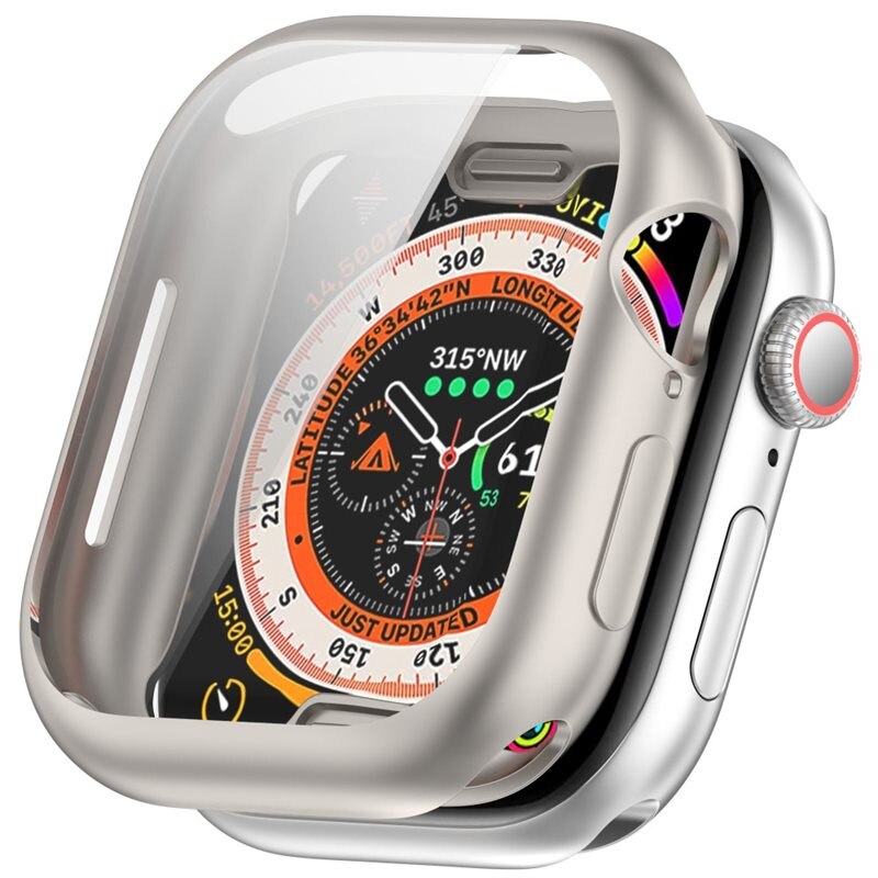 Apple Watch Series 10 46mm Full Protection Hoesje champagne goud - Volledige bedekking voor je slimme horloge