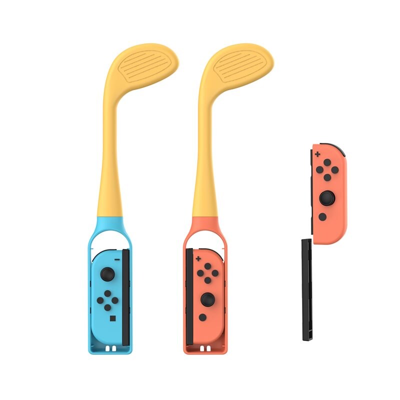 Dobe Golfclubs voor Joy-Con Nintendo Switch OLED Blauw/Rood