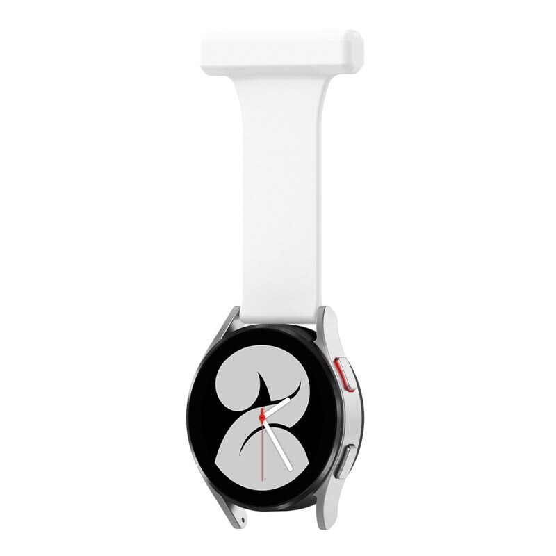 Samsung Galaxy Watch 4 40mm Bandje Verpleegstershorloge Wit