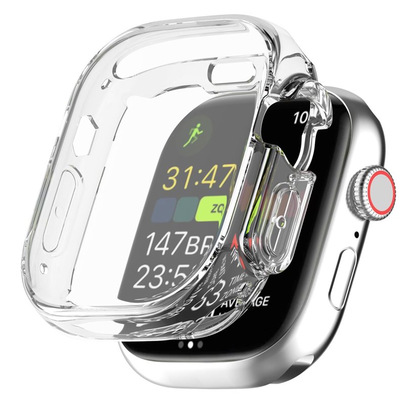 Apple Watch Ultra 49mm 3rd Gen Full Protection Hoesje Clear - Volledige bedekking voor je slimme horloge
