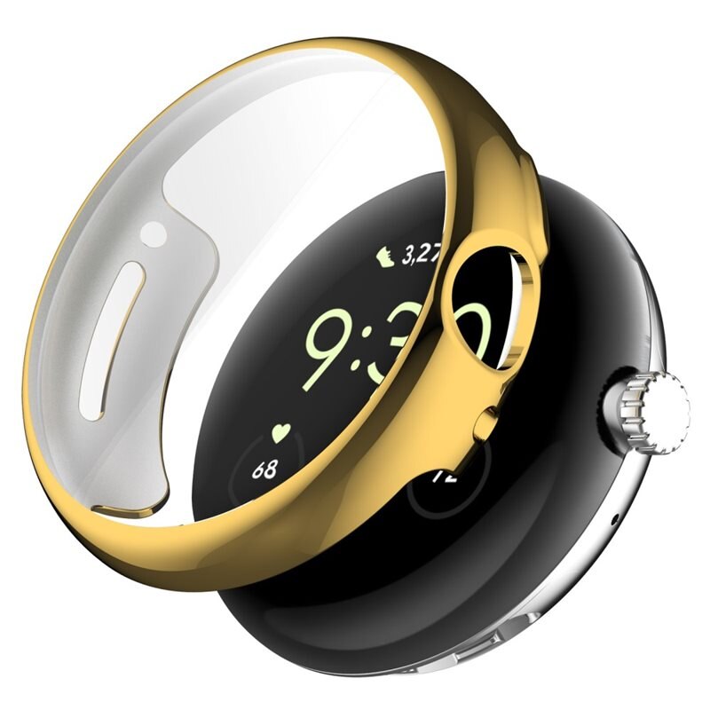 Full Protection Hoesje Google Pixel Watch Goud - Volledige bedekking voor je slimme horloge