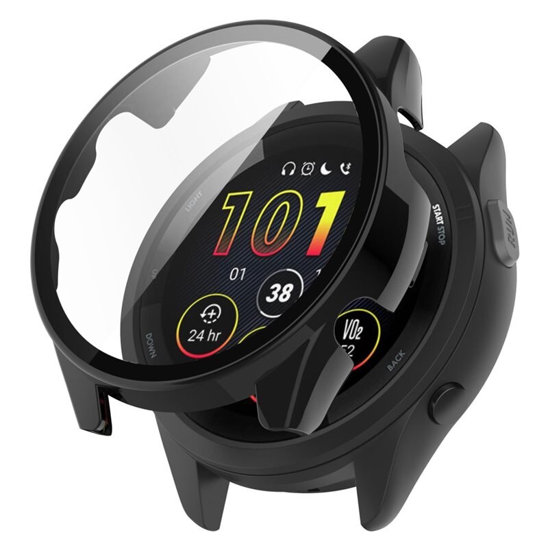 Full Cover Case Garmin Forerunner 265S Zwart - Bescherm je smartwatch tegen slijtage en beschadigingen - Volledige dekking
