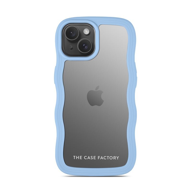 The Case Factory The Wave Case iPhone 13 Blauw