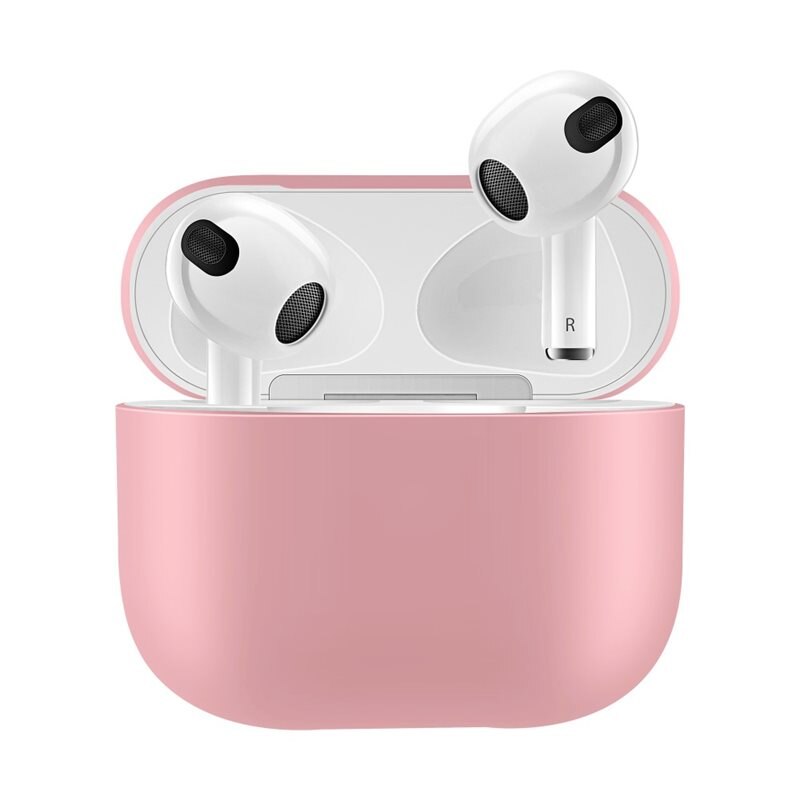 AirPods 3 Siliconen hoesje Roze - Bescherming laadetui