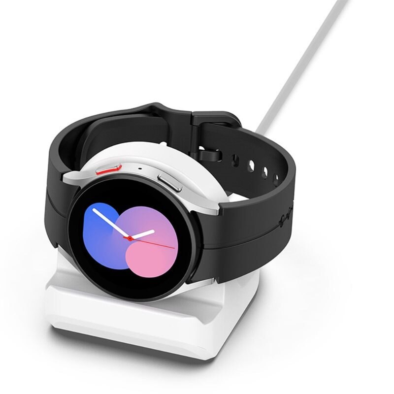 Samsung Galaxy Watch 5 40mm/44mm/Pro 45mm Oplaadstandaard wit - Practische standaard