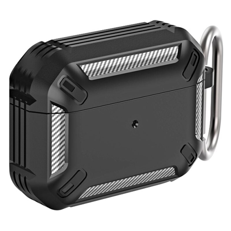 Apple AirPods Pro Case Tough Zwart - Beschermend hoesje