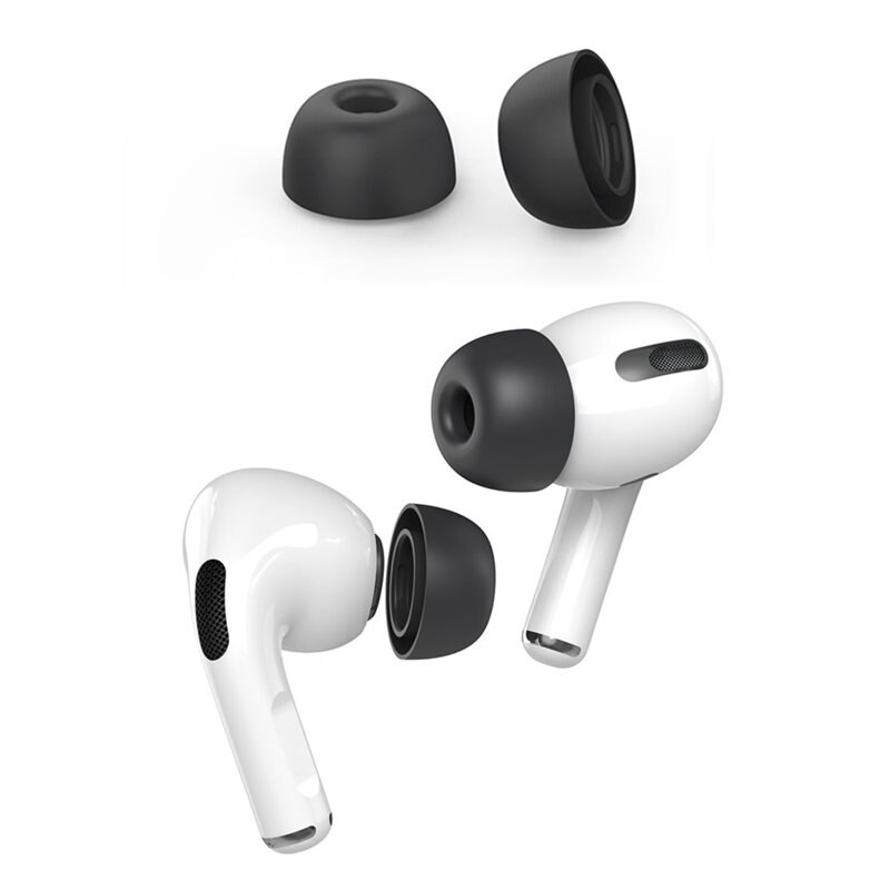 Ahastyle Ear Tips AirPods Pro 2 Zwart (Small) - Oorkussen - Oorkussentjes - Vervangen oordopje