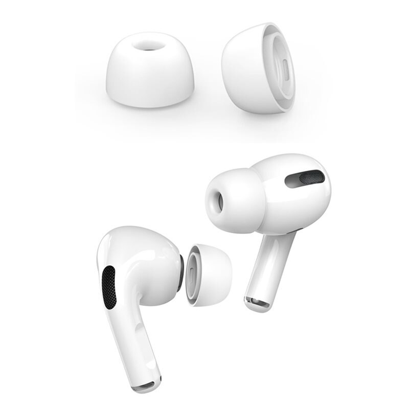 Ahastyle Ear Tips AirPods Pro 2 Wit (Medium) - Oorkussen - Oorkussentjes - Vervangen oordopje