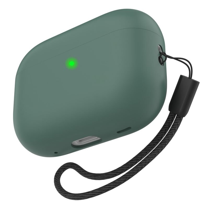Ahastyle Apple AirPods Pro 2 Silicone Handstrap Case Groen