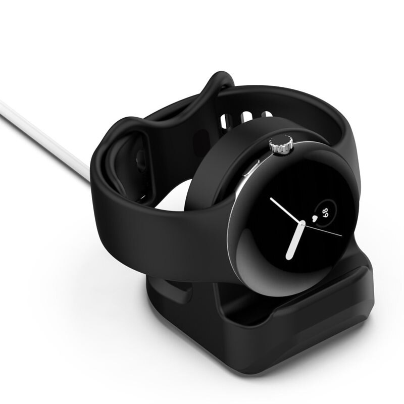Google Pixel Watch 3 41mm Oplaadstandaard zwart - Practische standaard