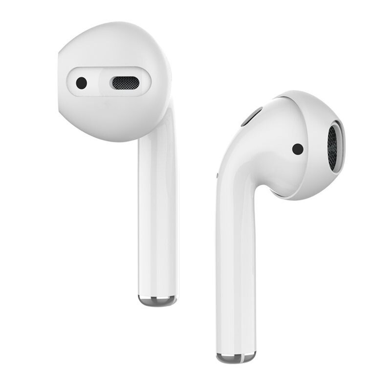 Ahastyle AirPods Earpads Siliconen (3-pack) wit - Oorkussen - Oorkussentjes - Vervangen oordopje