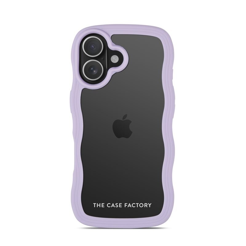 The Case Factory The Wave Case iPhone 17 Paars