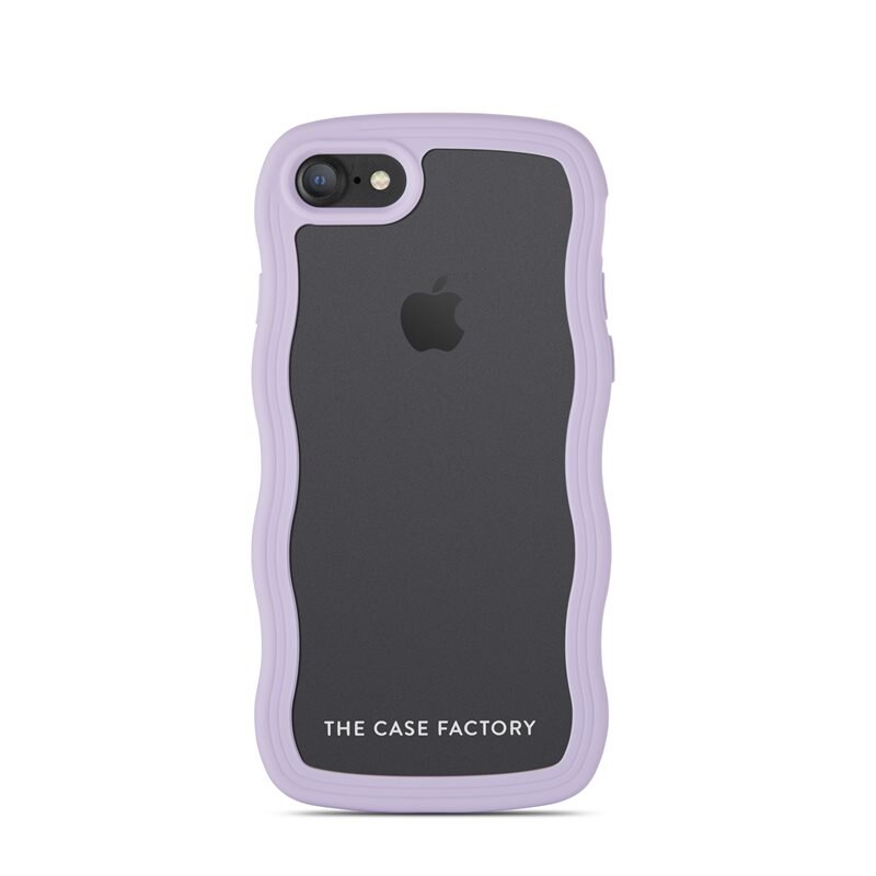 The Case Factory The Wave Case iPhone 8 Paars