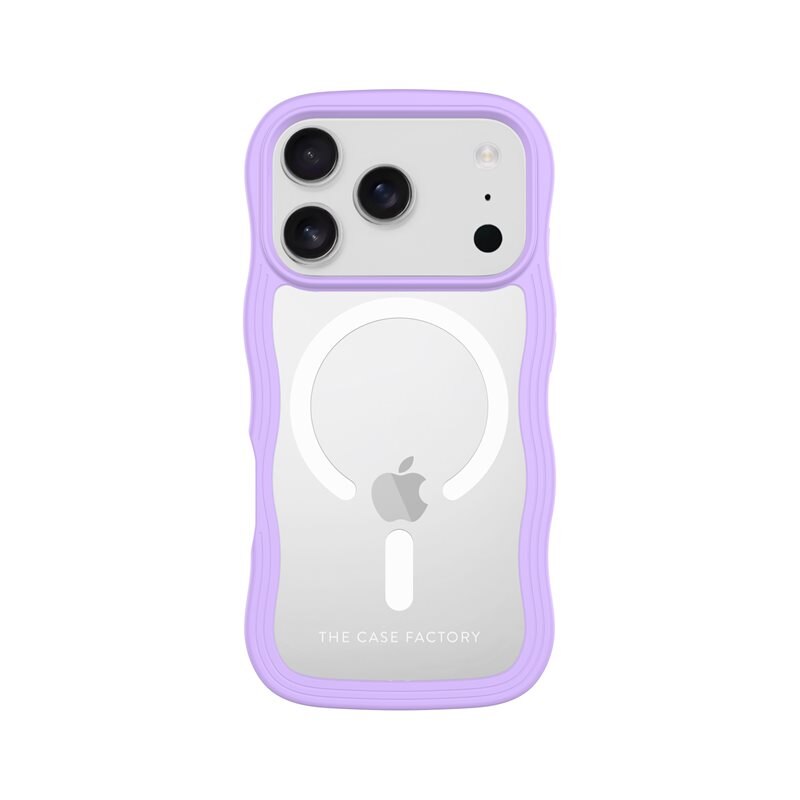 The Case Factory The Wave Mag Case iPhone 17 Air Paars