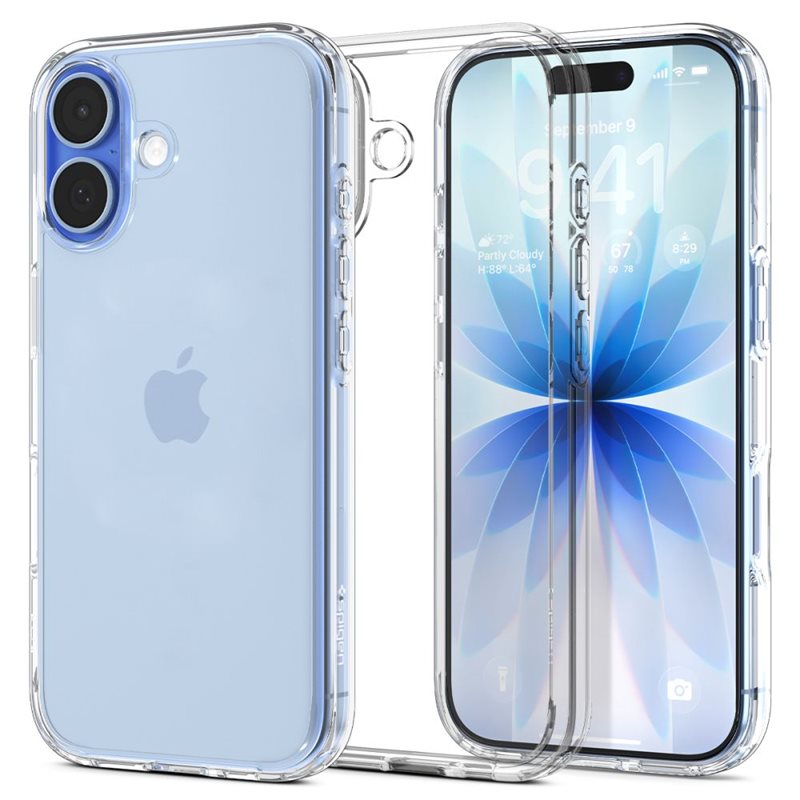 Spigen iPhone 17 Case Ultra Hybrid Crystal Clear - Telefoonhoesje - Beschermhoesje