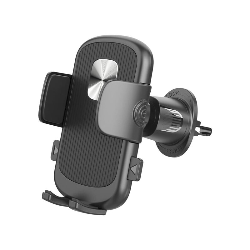 Clas Ohlson Autohouder voor mobiel met klembevestiging Zwart