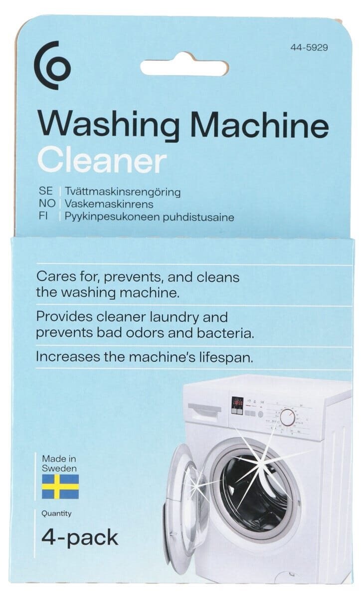 Clas Ohlson Reinigingstabletten voor wasmachine (4 pack)