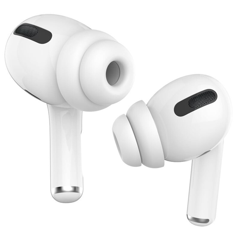 Ahastyle Soft Ear Tips (2-pack) AirPods Pro Wit (Large) - Oorkussen - Oorkussentjes - Vervangen oordopje