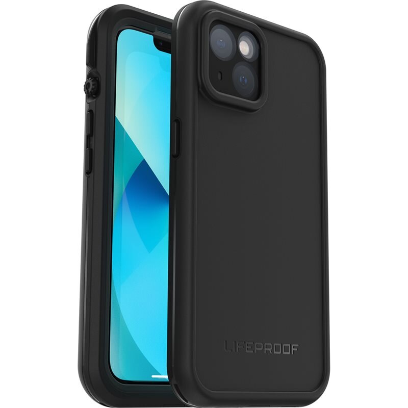 Lifeproof FRE Case iPhone 13 zwart - Fullcover, waterdicht en extreem robuust hoesje. Ingebouwde screenprotector