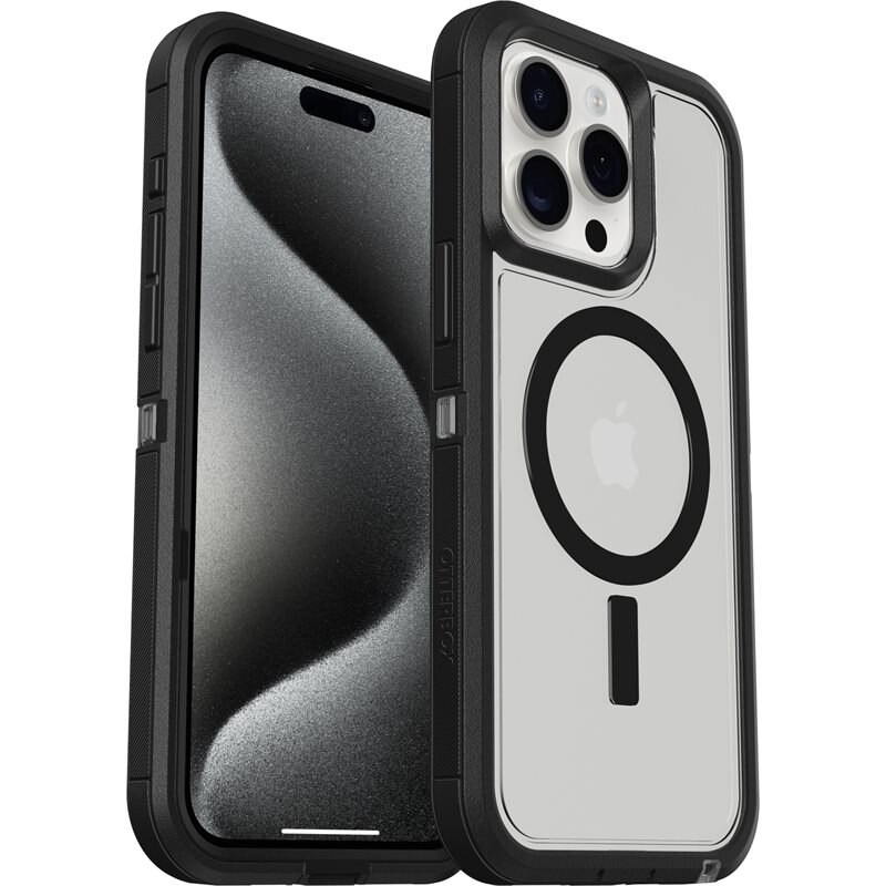 Otterbox Defender XT Hoesje iPhone 15 Pro Max Zwart/transparant