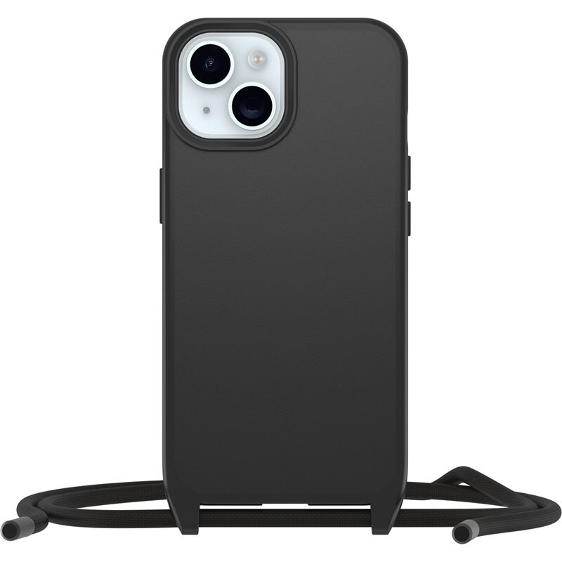 Otterbox React Necklace MagSafe Hoesje iPhone 15 zwart