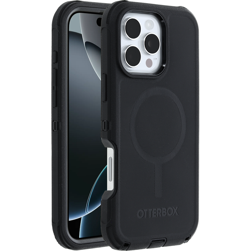 Otterbox Defender MagSafe Case iPhone 16 Pro Max zwart