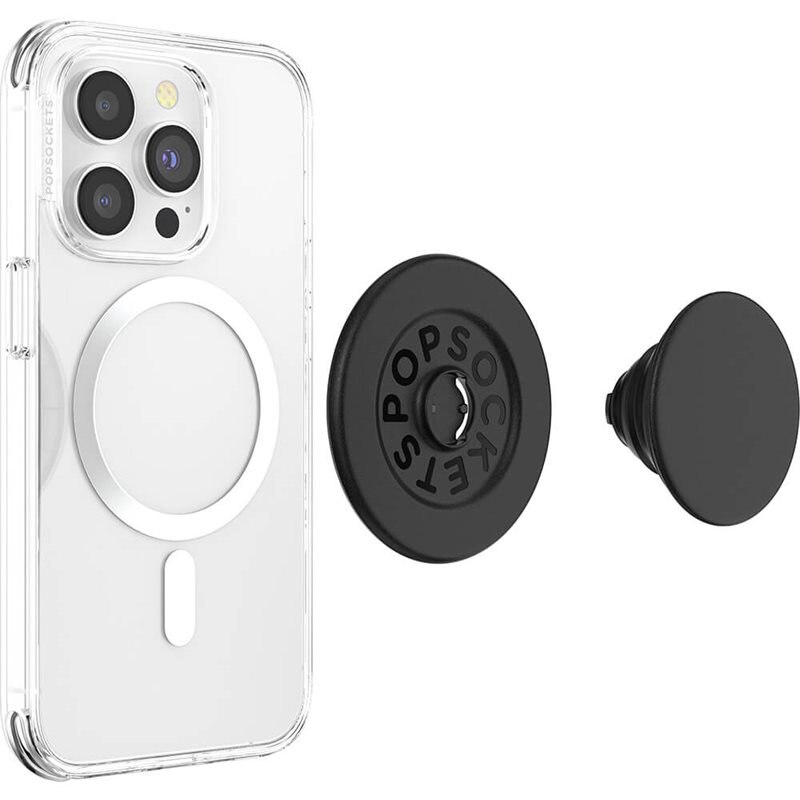 PopSockets PopGrip MagSafe Stand/Houder Universal, Black
