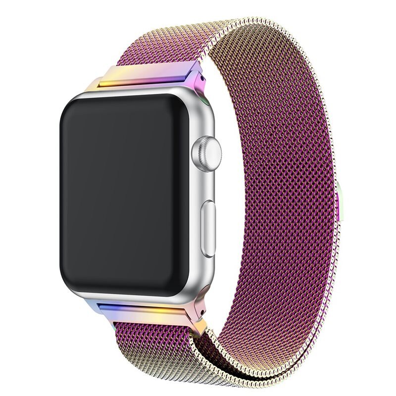 Apple Watch SE 44mm Milanese bandje Ombre - Elegante armband in luxueus design - Perfecte pasvorm