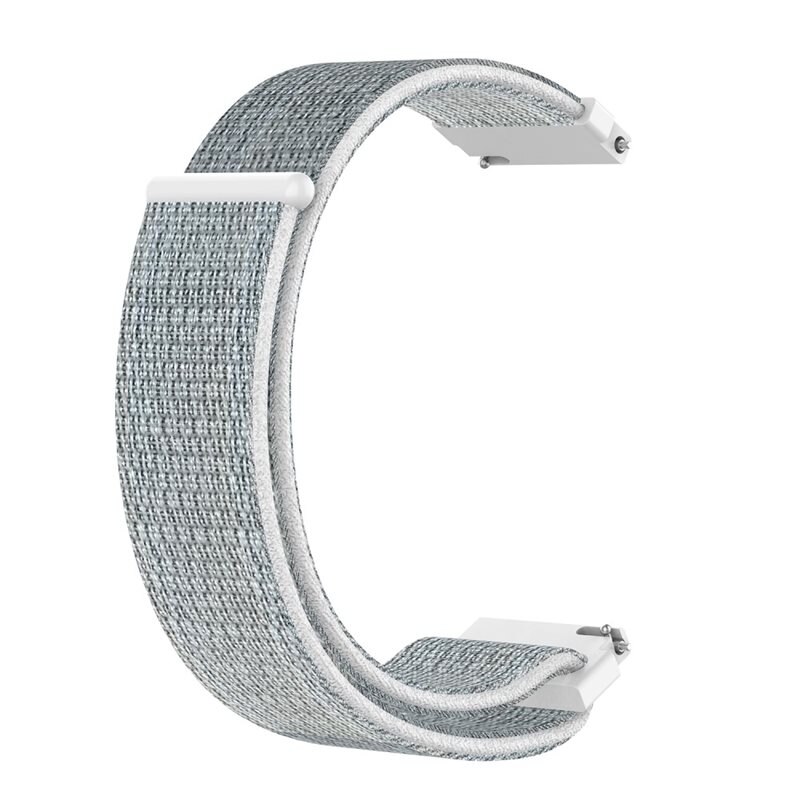 Samsung Galaxy Watch 7 44mm Nylon bandje Grijs - Bandje van luchtig en ventilerend nylon
