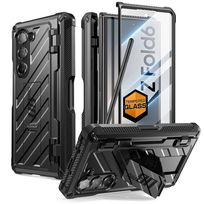 SUPCASE Unicorn Beetle Pro Pen Case Samsung Galaxy Z Fold 6 Zwart