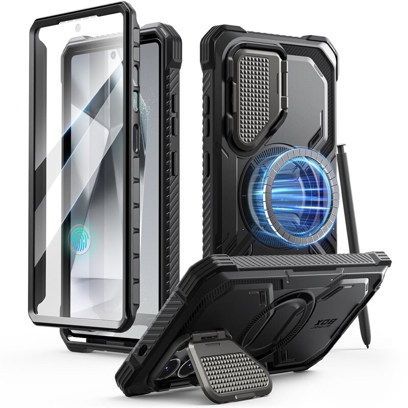 SUPCASE Armorbox MagSafe Case Samsung Galaxy S25 Ultra zwart