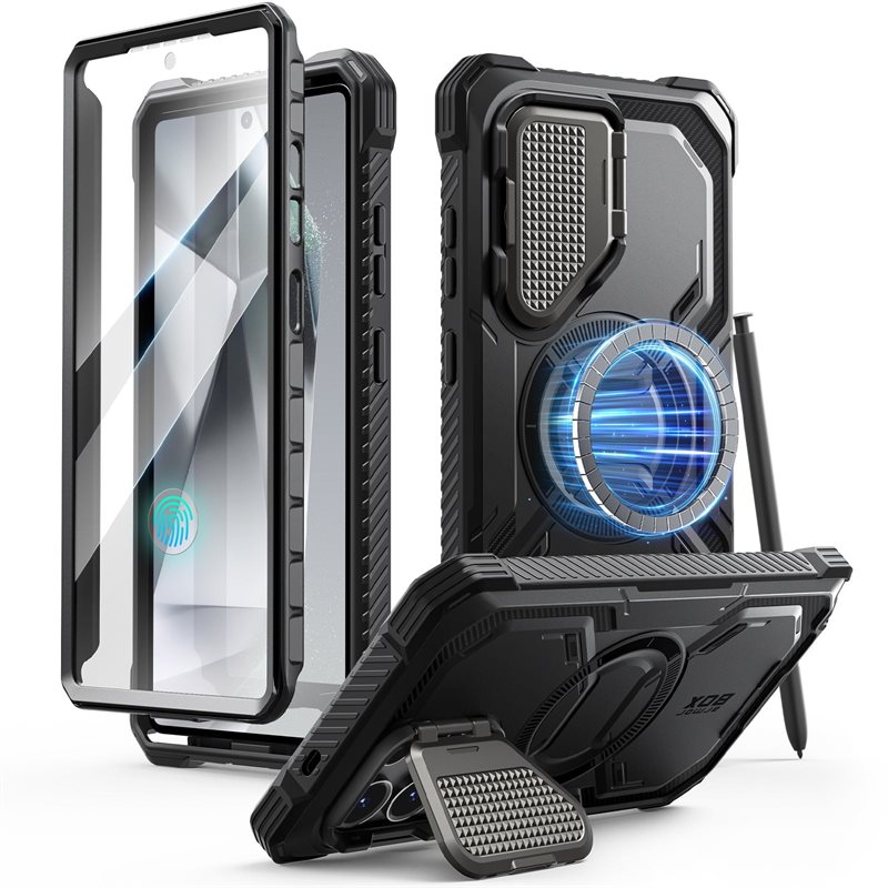 SUPCASE Armorbox MagSafe Case Samsung Galaxy S25 Ultra zwart