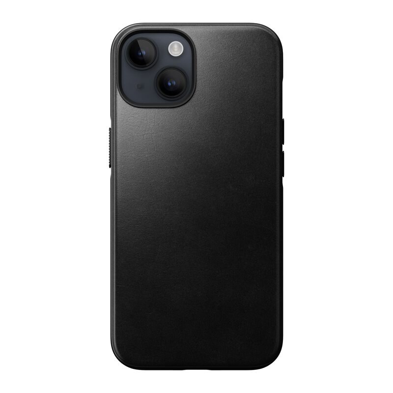 Nomad iPhone 14 Plus Modern Leather Case MagSafe Black