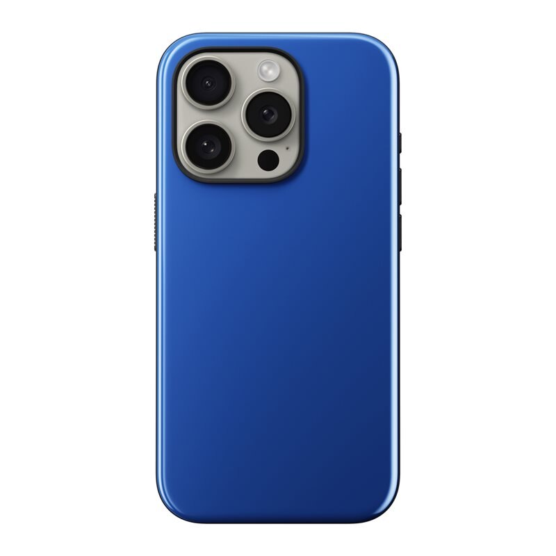 Nomad iPhone 15 Pro Sport Case MagSafe Super Blue - Telefoonhoesje - Beschermhoesje