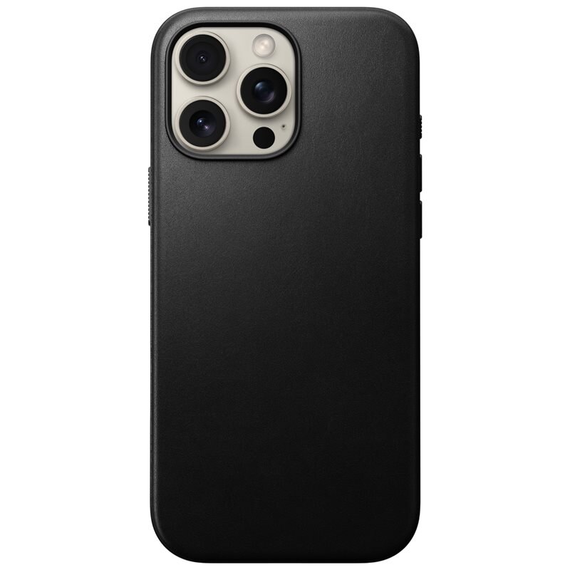 Nomad iPhone 16 Pro Max Modern Leather Case MagSafe Black