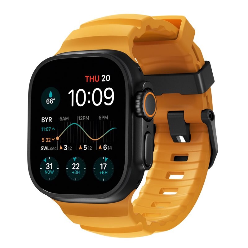 Nomad Rocky Point Band Apple Watch SE 44mm Sol (Black Hardware)